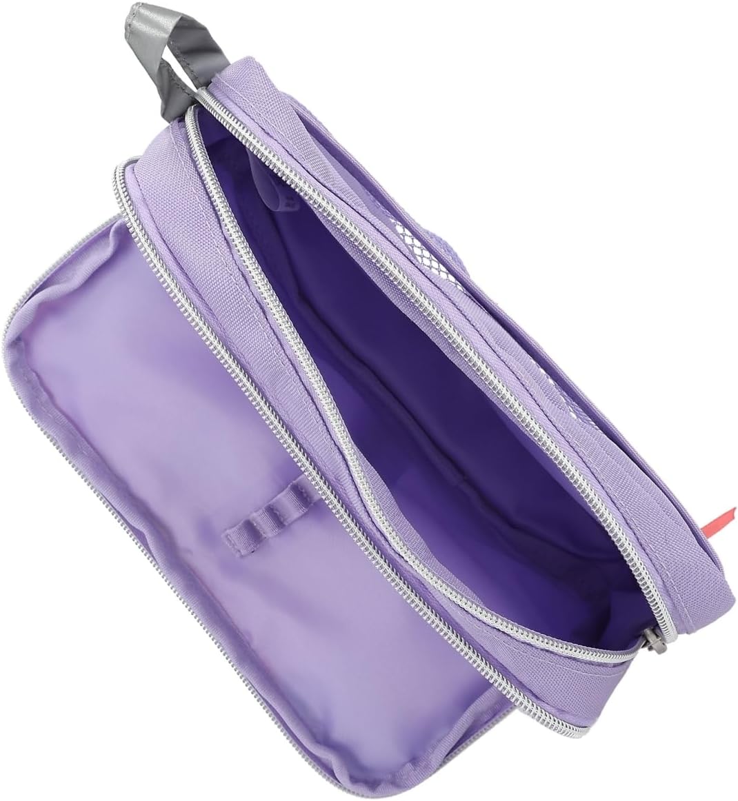 Depesche 12593 TOPModel Snap Shots-Pencil Case with 4 Compartments with Insert Loops and a Mesh Pocket on the Back
