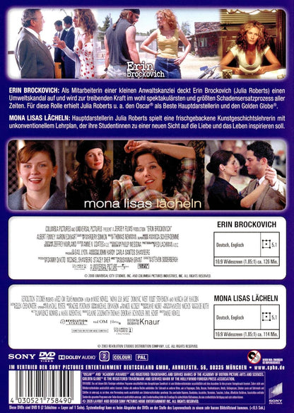 Erin Brockovich / Mona Lisas Lächeln (2 DVDs