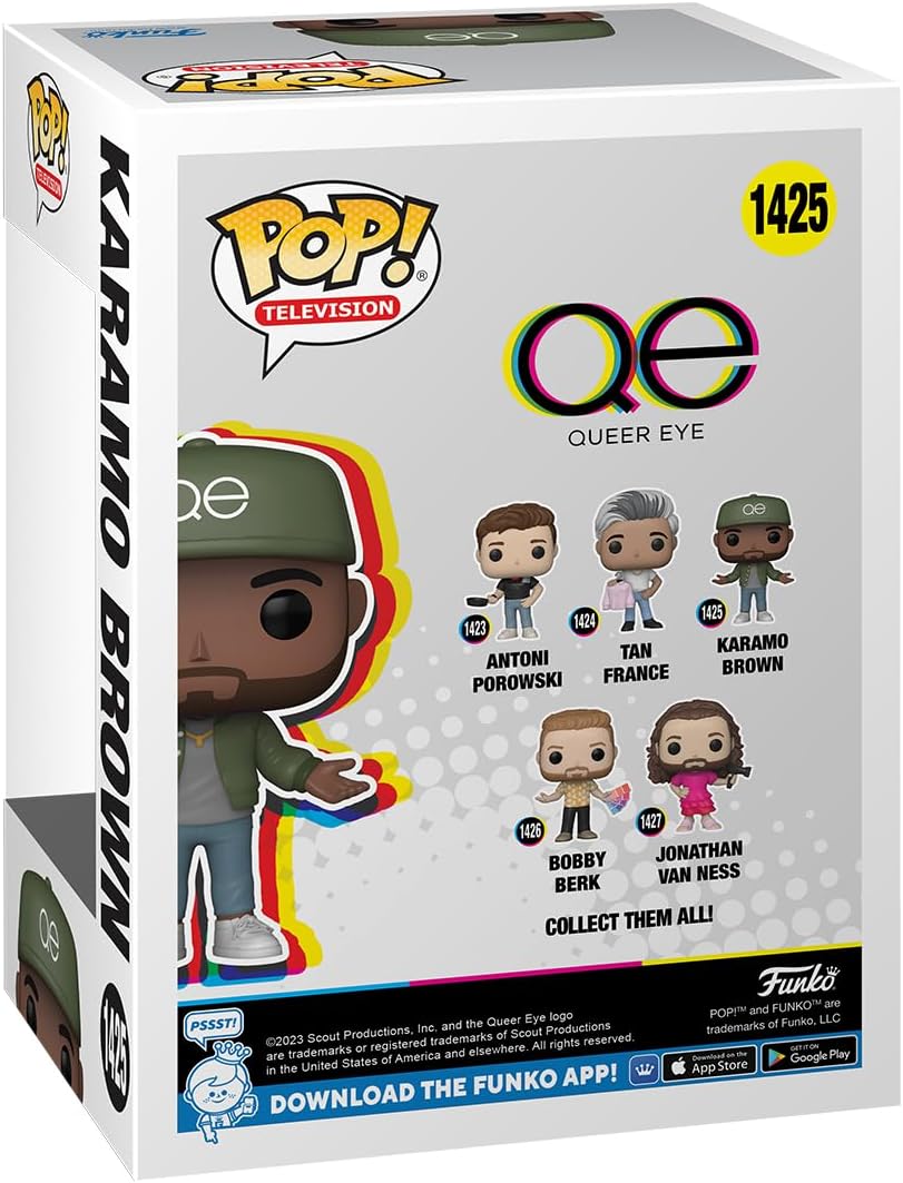 Funko POP! TV: Queer Eye - Karamo Brown - Collectable Vinyl Figure - Gift Idea - Official Merchandise - Toys for Kids & Adults - TV Fans - Model Figure for Collectors and Display