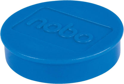 Nobo Imanes para Pizarra Blanca, 38 mm, Paquete de 10, 1915313, Variedad de Colores