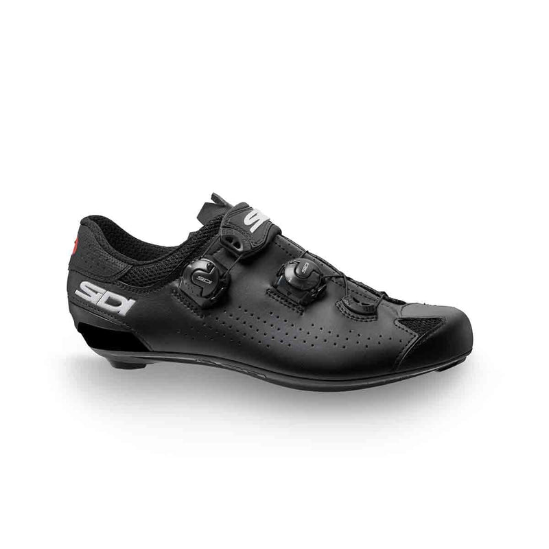 Sidi Fahrradschuhe, breite Passform, professionelle Herren-Rennradschuhe Genius 10 Mega, Carbonsohle, weiches Ristverschlusssystem, integrierte Ferse, steife Sohle 6
