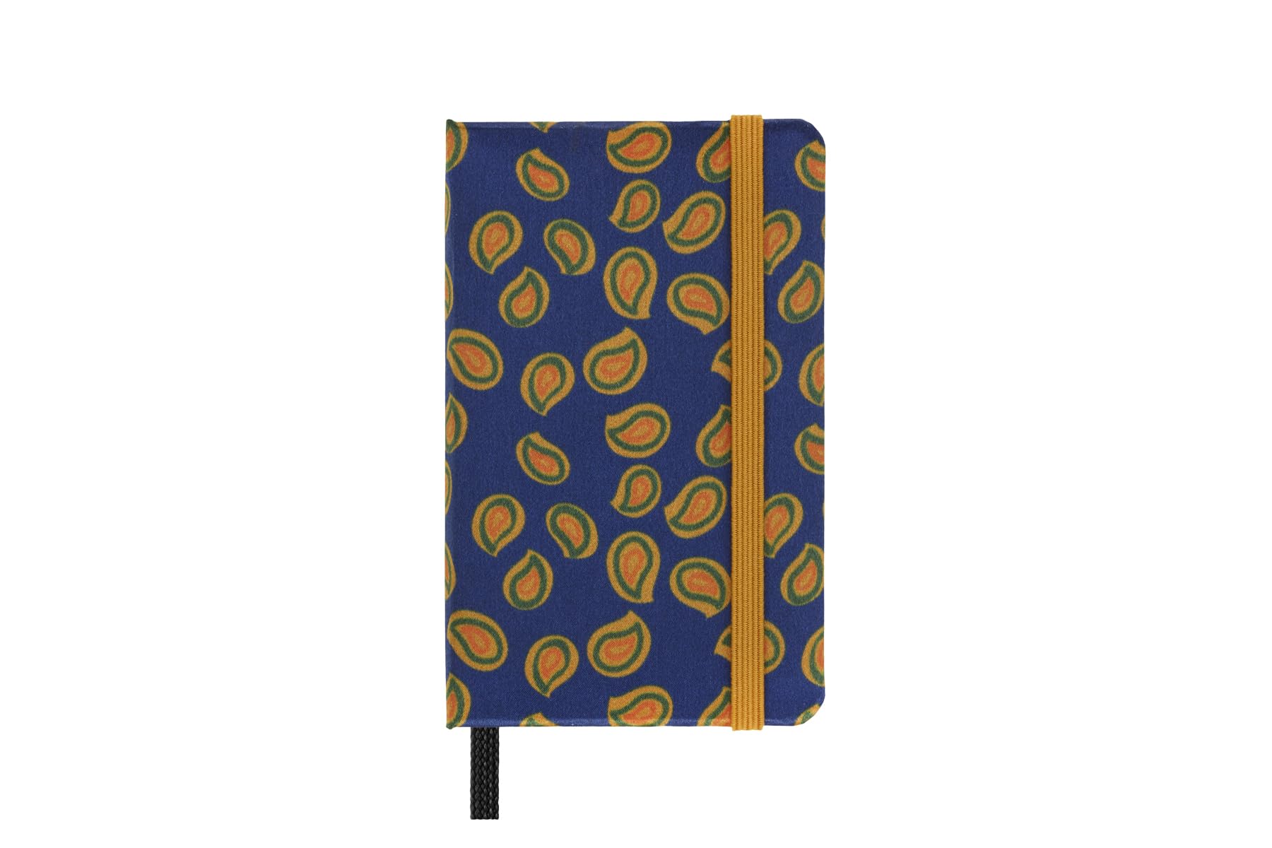 Moleskine Cuaderno Silk, Tapa Dura con Seda Italiana de Mantero, con Páginas Blancas y Cierre Elástico, con Caja de Regalo, Tamaño Extra Small 13,6X8,8 cm, Color Azul