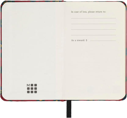 Moleskine Limited Edition Professional Silk Notizbuch, fester Einband, XS (6,3 x 10,8 cm), einfarbig, Bordeaux, 176 Seiten