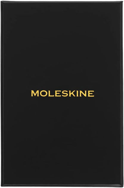 Moleskine Shine Notebook, Cover with Made in Italy Mantero Fabric, with White Pages and Elastic Closure, Pocket Size 13.6x8.8 cm, Color