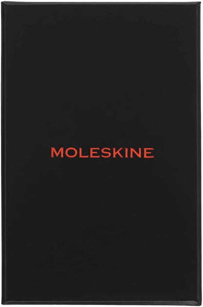 Moleskine Shine Notebook, Cover with Made in Italy Mantero Fabric, with White Pages and Elastic Closure, Pocket Size 13.6x8.8 cm, Color