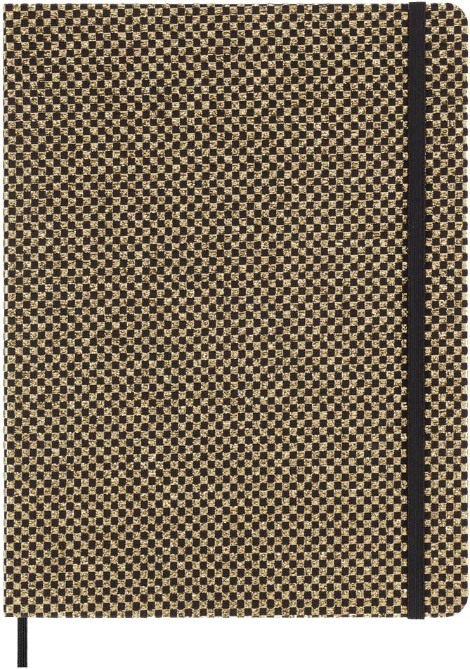 Moleskine Limited Edition Notebook Holiday Shine, Extra Large, Ruled, Gold, Hard Cover (7.5 x 10