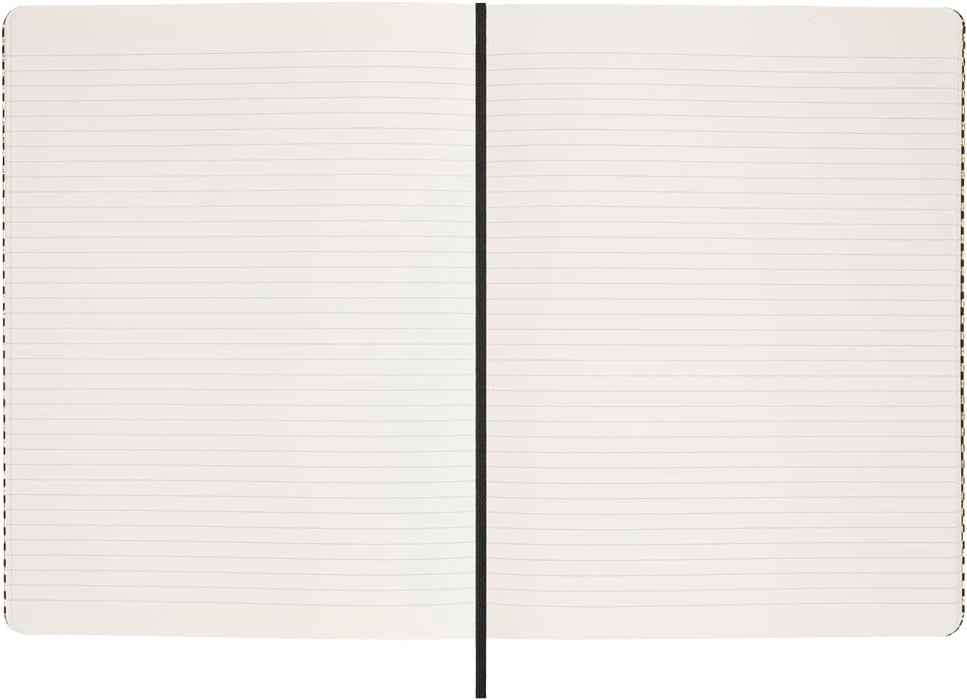 Moleskine Limited Edition Notebook Holiday Shine, Extra Large, Ruled, Gold, Hard Cover (7.5 x 10