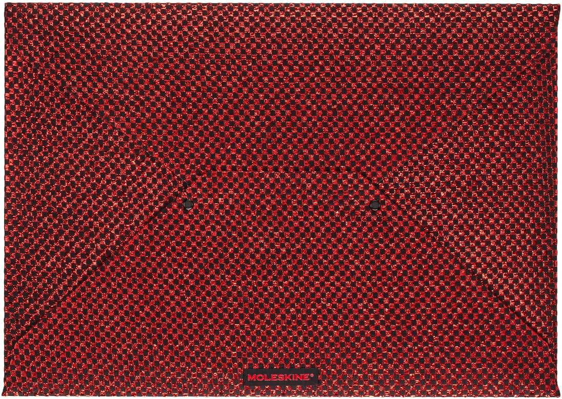 Moleskine Limited Edition Undated Planner Holiday Shine, 12M, Extra Large, Metallic Red, Hard Cover (7.5 x 10