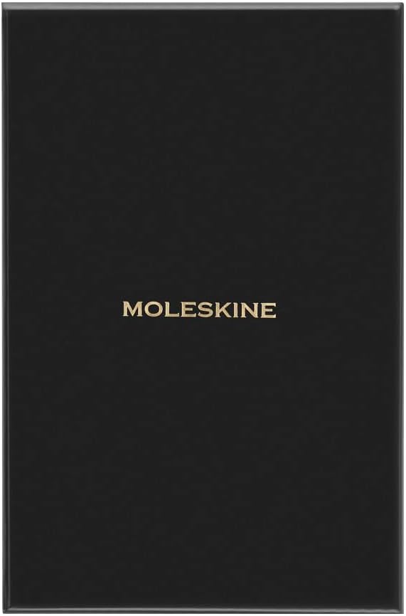 Moleskine Precious & Ethical Notebook, with Gift Box, Vegan Soft Cover, Elastic Closure, Large Format 13x21 cm, Colour