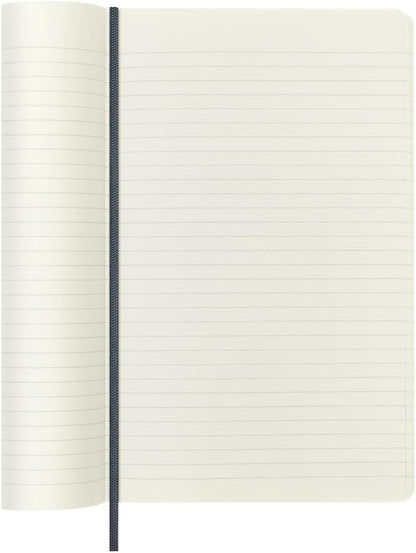 Moleskine Precious & Ethical Notebook, with Gift Box, Vegan Soft Cover, Elastic Closure, Large Format 13x21 cm, Colour