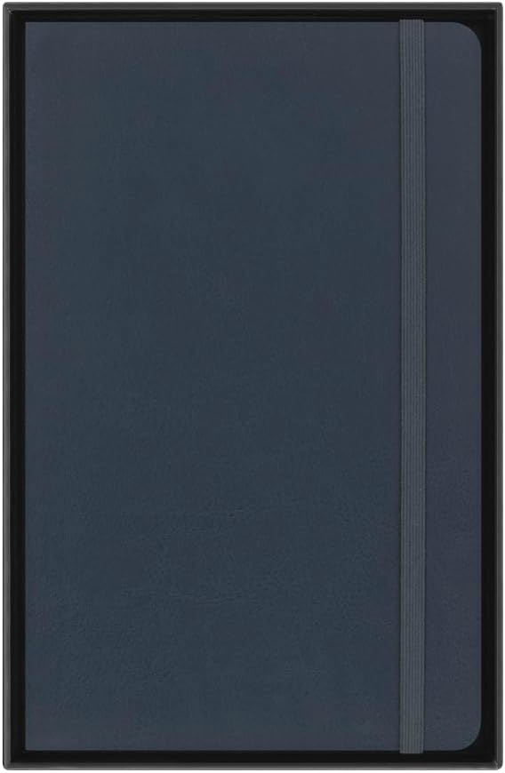 Moleskine Precious & Ethical Notebook, with Gift Box, Vegan Soft Cover, Elastic Closure, Large Format 13x21 cm, Colour