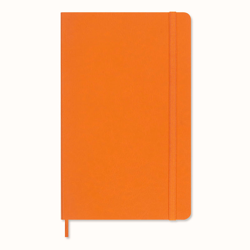 Moleskine Precious & Ethical Notebook, with Gift Box, Vegan Soft Cover, Elastic Closure, Large Format 13x21 cm, Colour