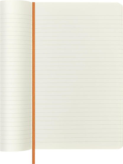 Moleskine Precious & Ethical Notebook, with Gift Box, Vegan Soft Cover, Elastic Closure, Large Format 13x21 cm, Colour