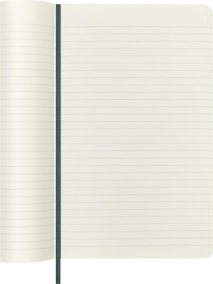 Moleskine Precious & Ethical Notebook, with Gift Box, Vegan Soft Cover Python-Effect, Elastic Closure, Large Format 13x21 cm, Colour