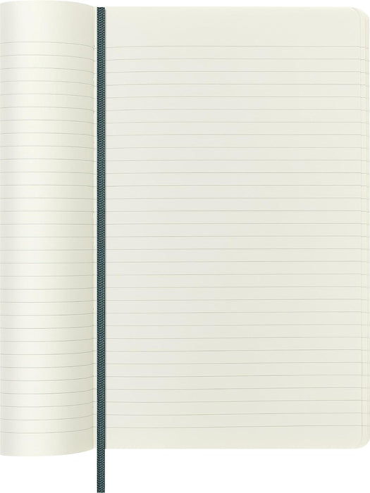 Moleskine Precious & Ethical Notebook, with Gift Box, Vegan Soft Cover Python-Effect, Elastic Closure, Large Format 13x21 cm, Colour