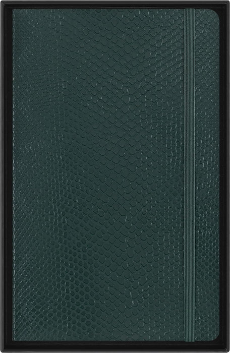 Moleskine Precious & Ethical Notebook, with Gift Box, Vegan Soft Cover Python-Effect, Elastic Closure, Large Format 13x21 cm, Colour