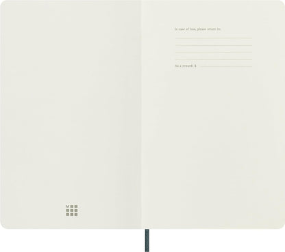 Moleskine Precious & Ethical Notebook, with Gift Box, Vegan Soft Cover Python-Effect, Elastic Closure, Large Format 13x21 cm, Colour