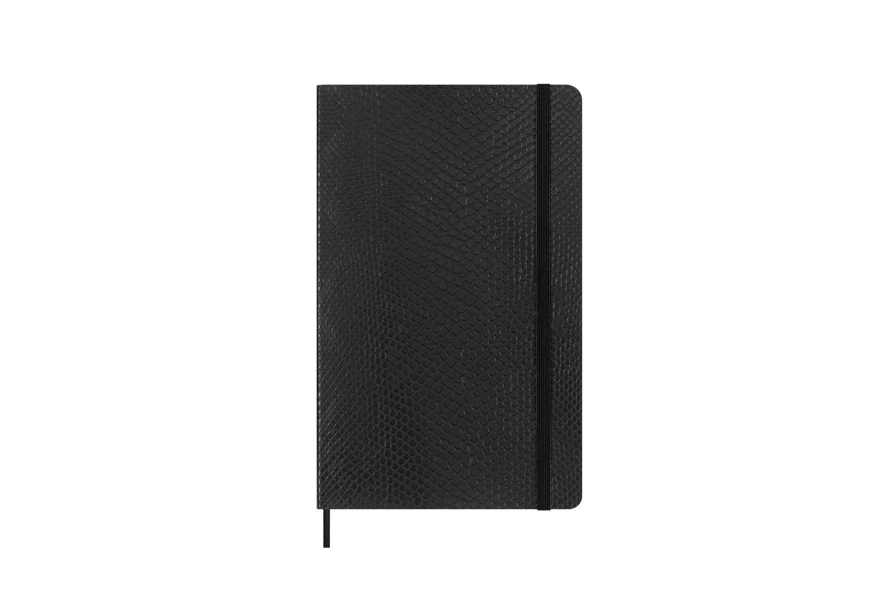 Moleskine Precious & Ethical Notebook, with Gift Box, Vegan Soft Cover Python-Effect, Elastic Closure, Large Format 13x21 cm, Colour