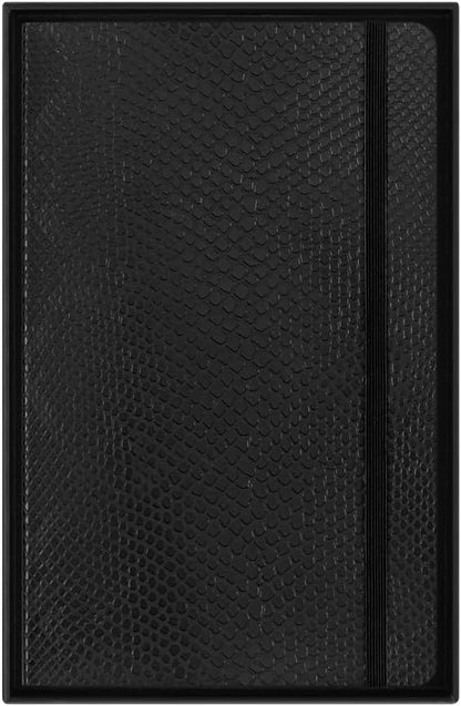 Moleskine Precious & Ethical Notebook, with Gift Box, Vegan Soft Cover Python-Effect, Elastic Closure, Large Format 13x21 cm, Colour