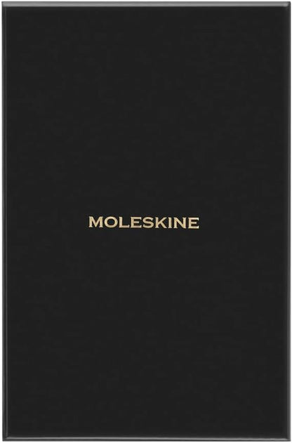 Moleskine Precious & Ethical Notebook, with Gift Box, Vegan Soft Cover Python-Effect, Elastic Closure, Large Format 13x21 cm, Colour
