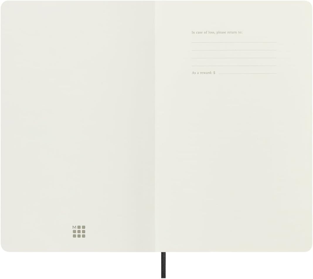 Moleskine Precious & Ethical Notebook, with Gift Box, Vegan Soft Cover Python-Effect, Elastic Closure, Large Format 13x21 cm, Colour