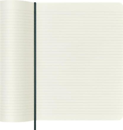 Moleskine Precious & Ethical Notebook, with Gift Box, Vegan Soft Cover Python-Effect, Elastic Closure, XL Format 19x25 cm, Colour