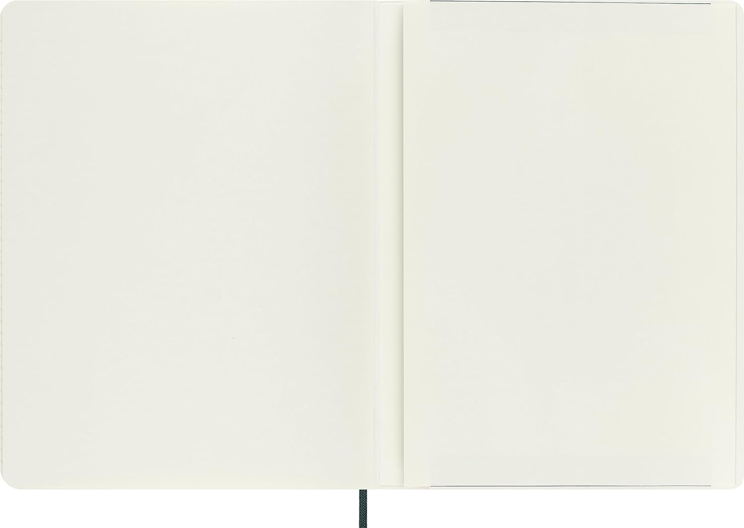 Moleskine Precious & Ethical Notebook, with Gift Box, Vegan Soft Cover Python-Effect, Elastic Closure, XL Format 19x25 cm, Colour