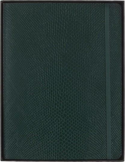 Moleskine Precious & Ethical Notebook, with Gift Box, Vegan Soft Cover Python-Effect, Elastic Closure, XL Format 19x25 cm, Colour