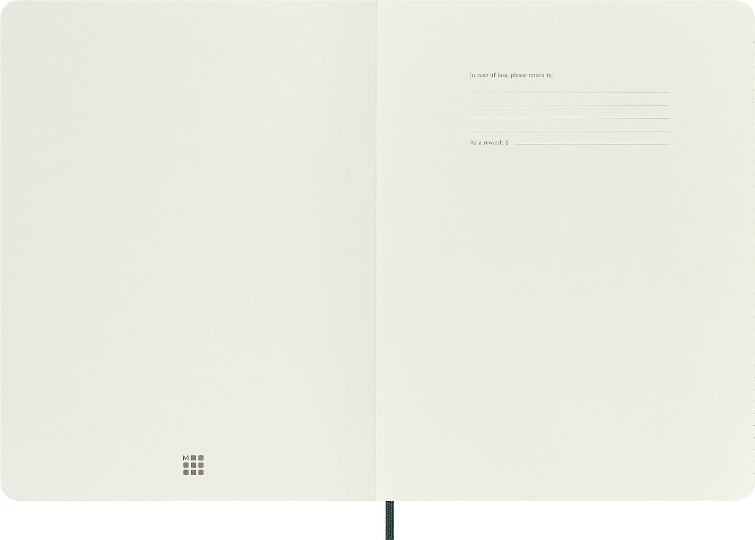 Moleskine Precious & Ethical Notebook, with Gift Box, Vegan Soft Cover Python-Effect, Elastic Closure, XL Format 19x25 cm, Colour