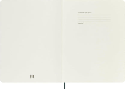 Moleskine Precious & Ethical Notebook, with Gift Box, Vegan Soft Cover Python-Effect, Elastic Closure, XL Format 19x25 cm, Colour