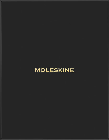 Moleskine Precious & Ethical Notebook, with Gift Box, Vegan Soft Cover Python-Effect, Elastic Closure, XL Format 19x25 cm, Colour