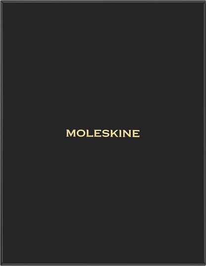 Moleskine Precious & Ethical Notebook, with Gift Box, Vegan Soft Cover Python-Effect, Elastic Closure, XL Format 19x25 cm, Colour