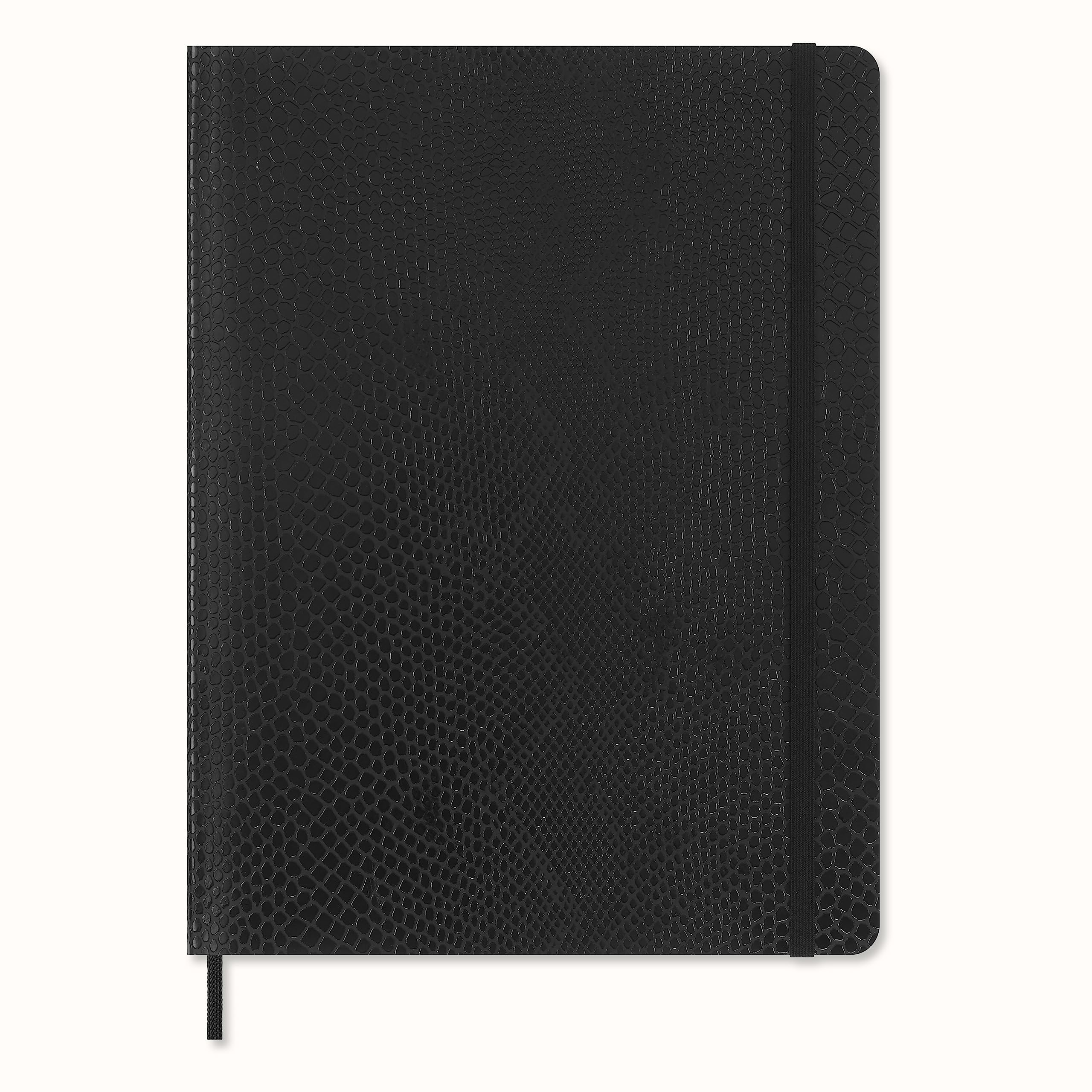 Moleskine Precious & Ethical Notebook, with Gift Box, Vegan Soft Cover Python-Effect, Elastic Closure, XL Format 19x25 cm, Colour