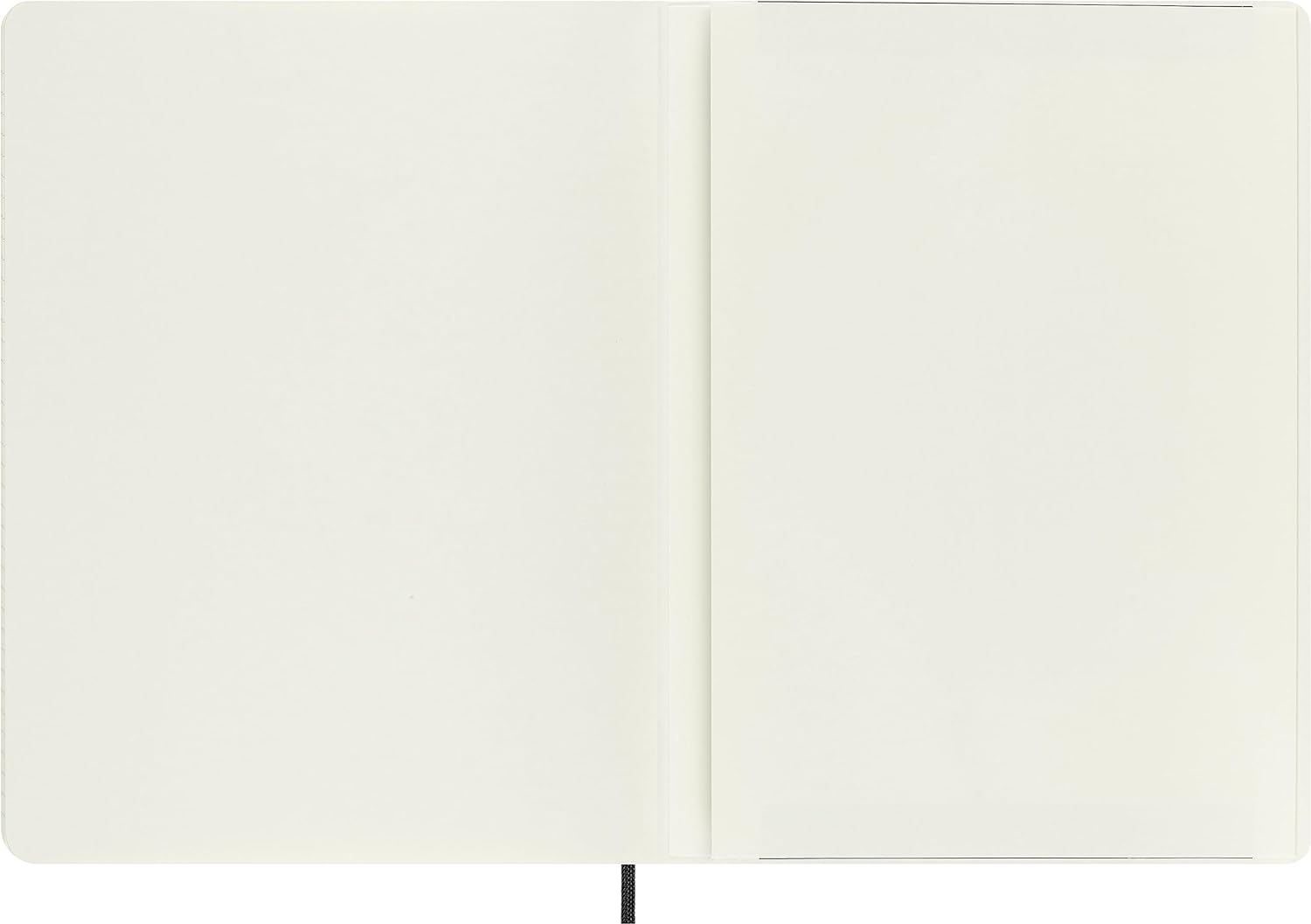 Moleskine Precious & Ethical Notebook, with Gift Box, Vegan Soft Cover Python-Effect, Elastic Closure, XL Format 19x25 cm, Colour