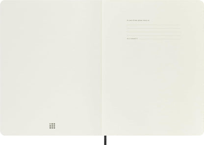 Moleskine Precious & Ethical Notebook, with Gift Box, Vegan Soft Cover Python-Effect, Elastic Closure, XL Format 19x25 cm, Colour