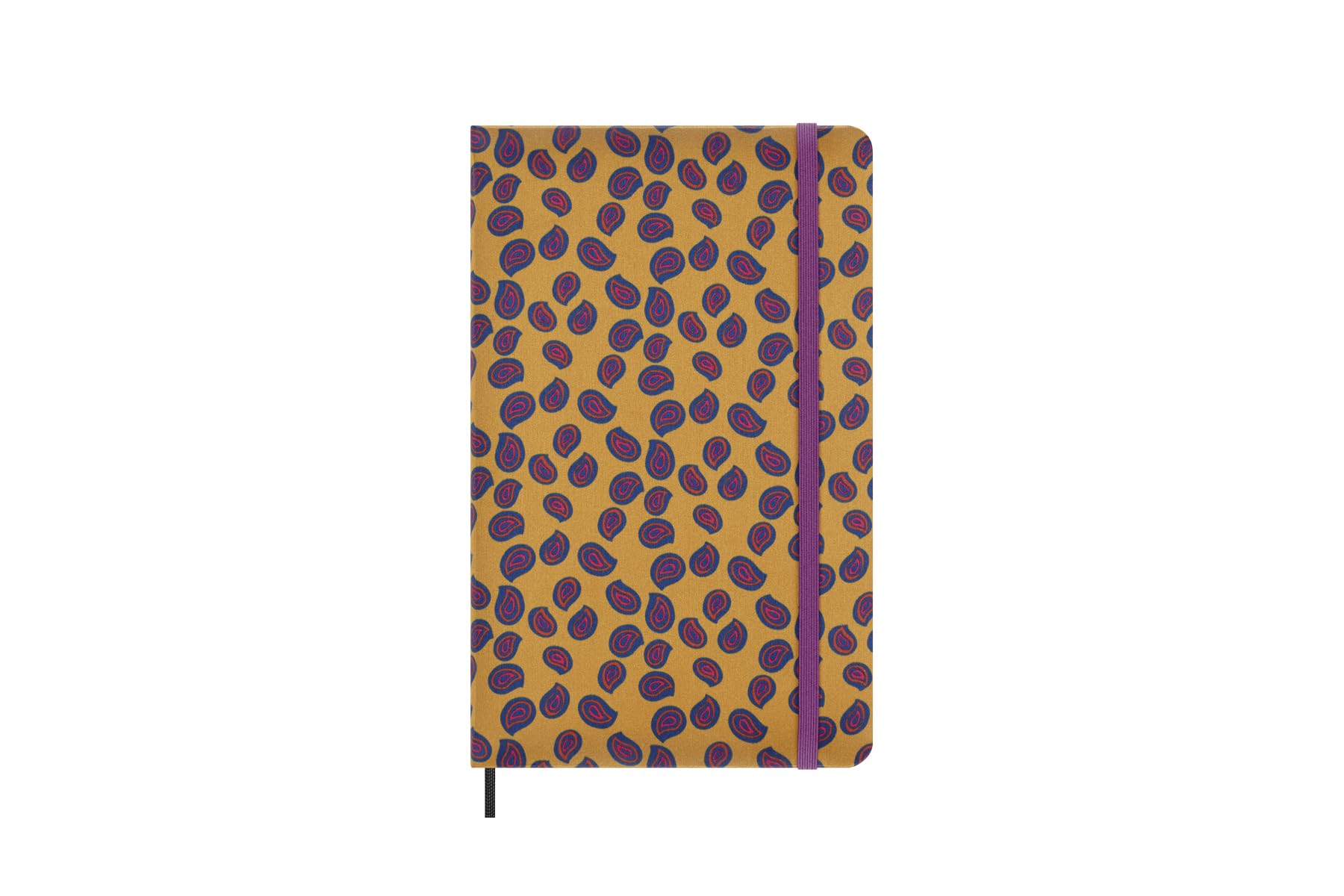 Moleskine Silk Notebook, Hard Cover with Italian Silk from Mantero, with Ruled Pages and Elastic Closure, with Gift Box, Size Large 21x13cm, Colour