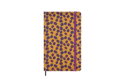 Moleskine Silk Notebook, Hard Cover with Italian Silk from Mantero, with Ruled Pages and Elastic Closure, with Gift Box, Size Large 21x13cm, Colour