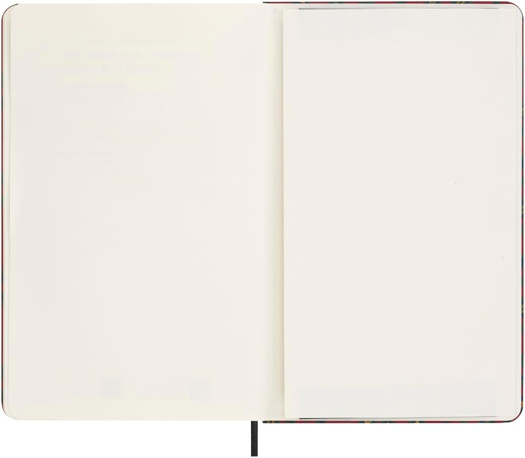 Moleskine Silk Notebook, Hard Cover with Italian Silk from Mantero, with Ruled Pages and Elastic Closure, with Gift Box, Size Large 21x13cm, Colour