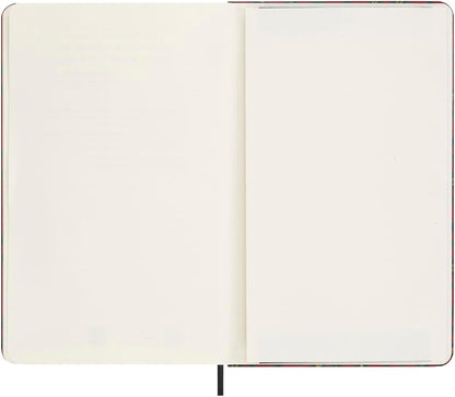 Moleskine Silk Notebook, Hard Cover with Italian Silk from Mantero, with Ruled Pages and Elastic Closure, with Gift Box, Size Large 21x13cm, Colour