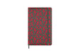 Moleskine Silk Notebook, Hard Cover with Italian Silk from Mantero, with Ruled Pages and Elastic Closure, with Gift Box, Size Large 21x13cm, Colour