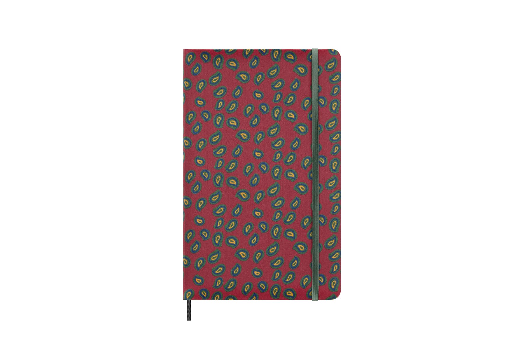 Moleskine Silk Notebook, Hard Cover with Italian Silk from Mantero, with Ruled Pages and Elastic Closure, with Gift Box, Size Large 21x13cm, Colour