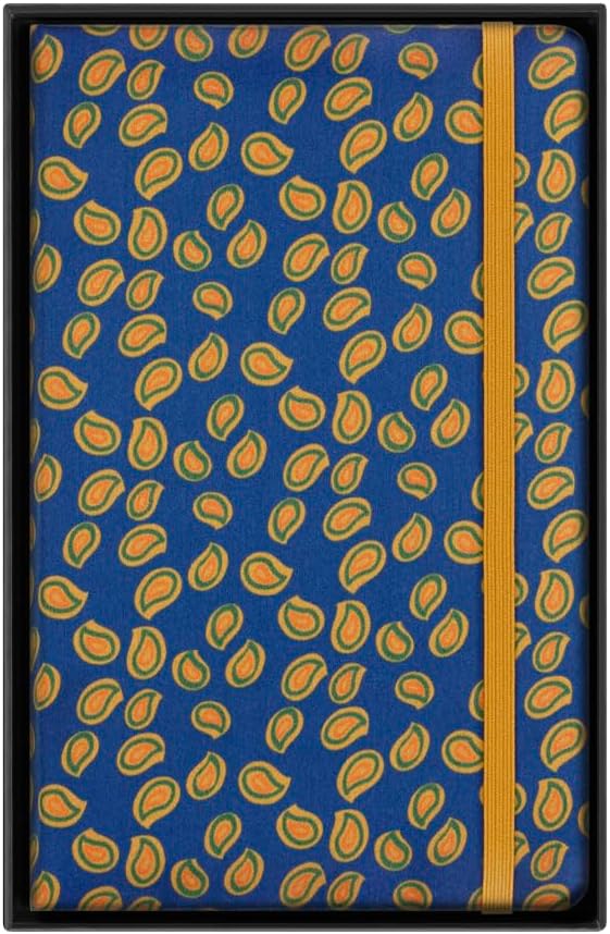 Moleskine Agenda Silk 12 Months, Weekly Undated Agenda, Hard Cover with Italian Silk from Mantero, Elastic Closure, with Gift Box, Size Large 21x13cm, Colour
