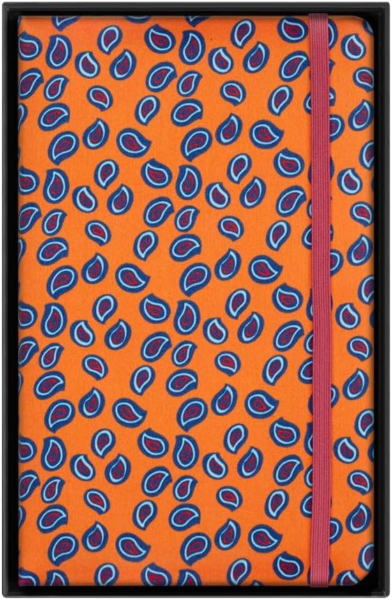 Moleskine Agenda Silk 12 Months, Weekly Undated Agenda, Hard Cover with Italian Silk from Mantero, Elastic Closure, with Gift Box, Size Large 21x13cm, Colour