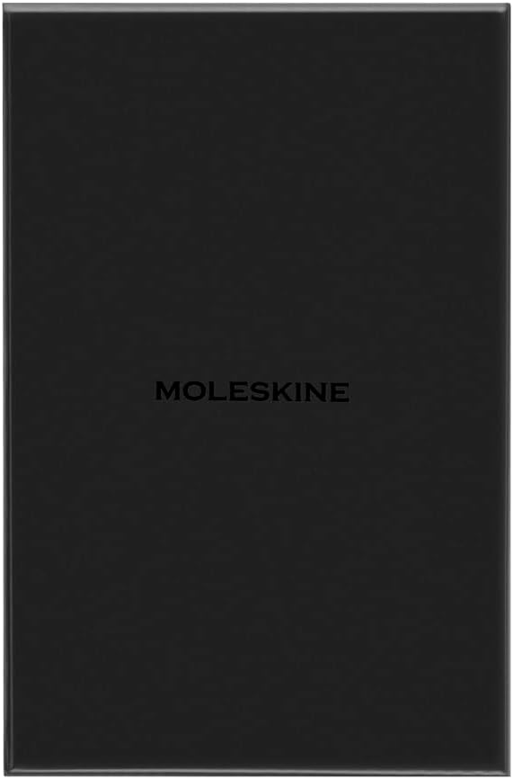 Moleskine Agenda Silk 12 Months, Weekly Undated Agenda, Hard Cover with Italian Silk from Mantero, Elastic Closure, with Gift Box, Size Large 21x13cm, Colour
