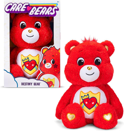 Care Bears Mittelgroßer Bär des Schicksals Plüschtier 35 cm, süßes Plüschtier zum Sammeln, Plüschtier für Jungen und Mädchen, Plüschtier für Kinder ab 4, 5, 6, 7 Jahren und älter