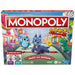Monopoly Junior-bordspel, 2-zijdig spelbord, 2 spellen in 1, Monopoly-spel voor jongere kinderen; kinderspellen, Junior-spellen (Nederlandse versie)