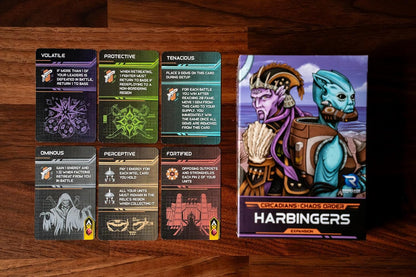 Renegade Game Studios | Circadians Chaos Order: Harbingers Expansion | Board Game | Ages 14+ | 2-5 Players | 120-240 Minutes Playing Time