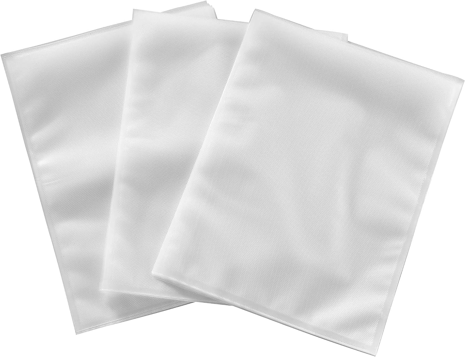 Leifheit Bolsas para envasar al vacío (30 x 40 cm), bolsa porta alimentos sin BPA, bolsas transparentes lavables para conservar alimentos, 50 unidades