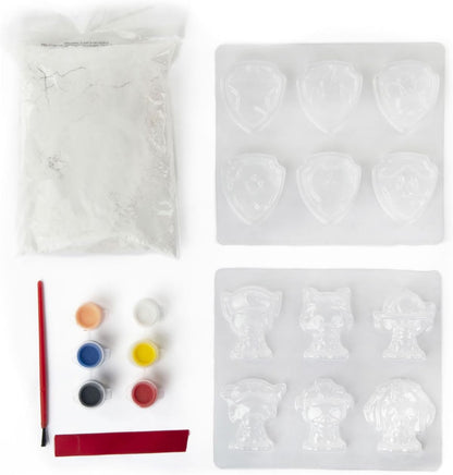 Paw Patrol Plaster Mould & Paint Figure Set