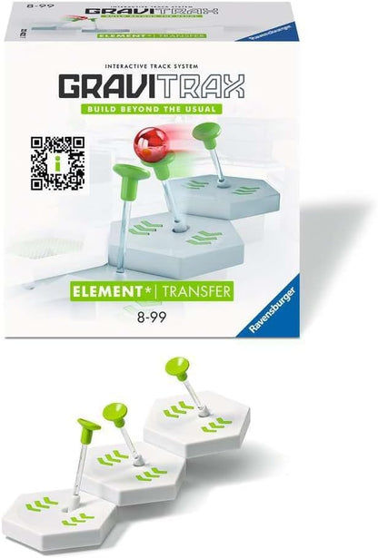 Ravensburger - GraviTrax Transfer, Expansión para Pista de Canicas, Juego Innovador y Educativo STEM, para Niños de 8+ Años y Adultos, Compatible con GraviTrax Starter Set, 4 Piezas